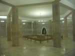 Interior of the Mausoleum of Ali Jinnah. 