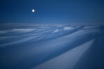 Winter arctic landscape. Chukotka, Siberia, Russia.